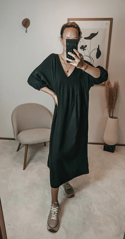 Musselin Kleid