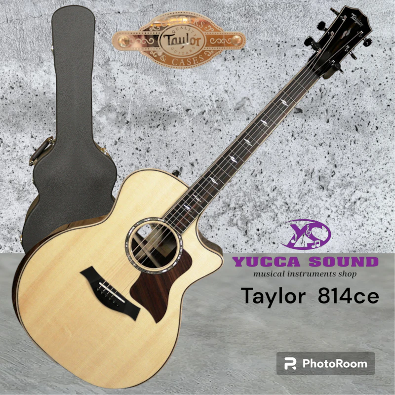 Taylor  814ce Acoustic/Electric Guitar Natural w/ Case