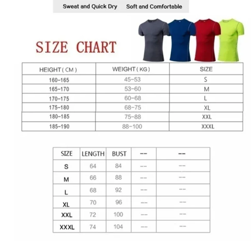Men fitness compression t shirts