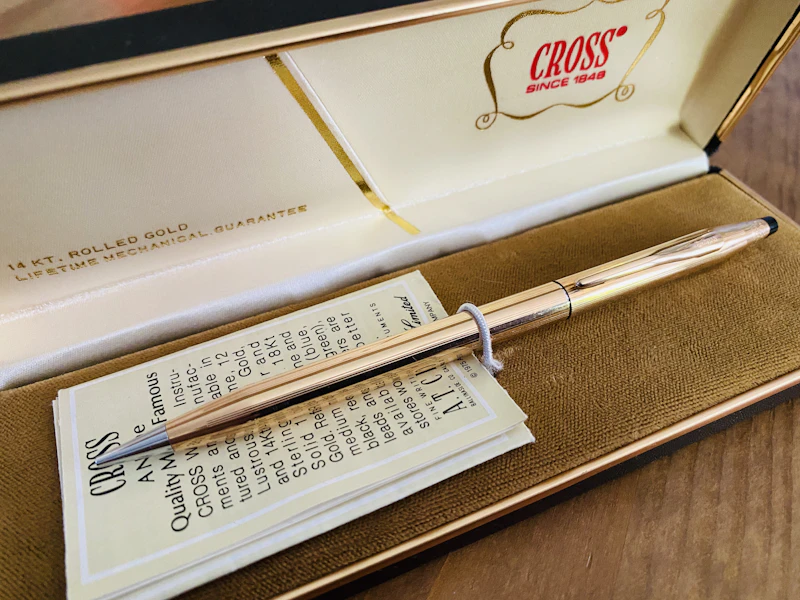 True vintage 1970er Cross Classic Century 14KT Gold 0,7MM Bleistift