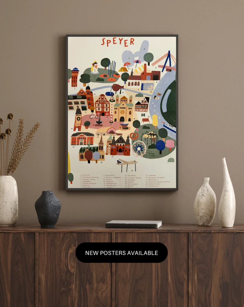 Speyer Plakat von Jana Schell Format A2