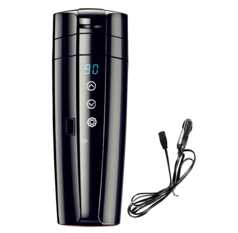 Smart heated kittle Touch screen car heated mug with temperature control
