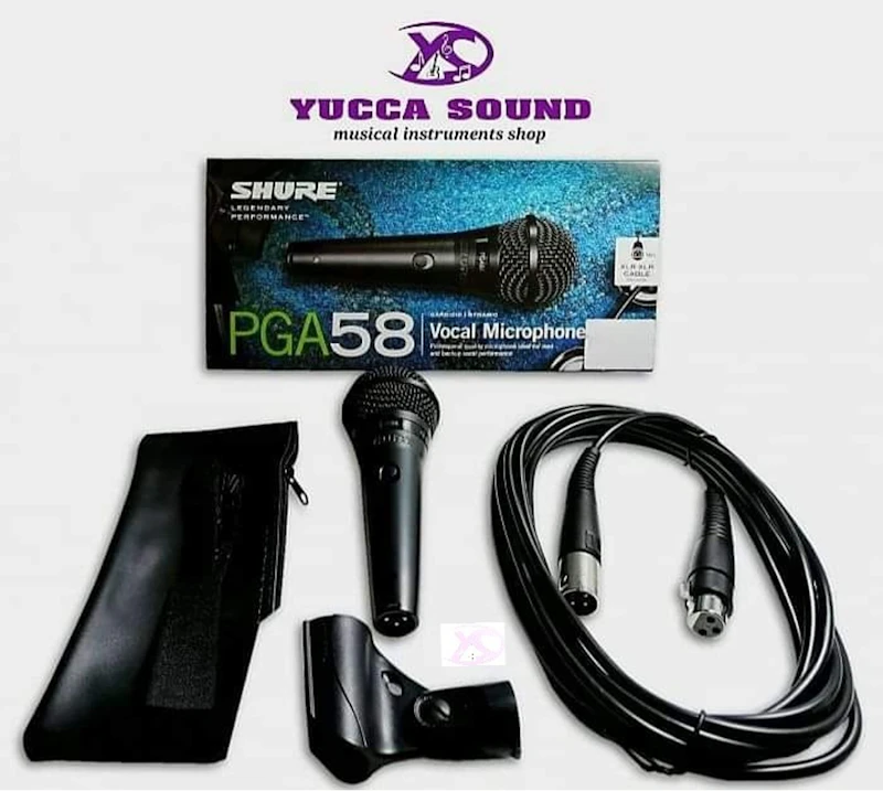 SHURE PGA58-XLR Cardioid Dynamic Vocal Microphone