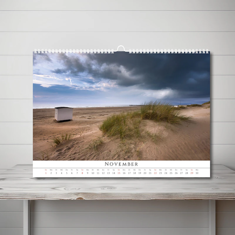 DIN A3 Wandkalender Dänemark 2026