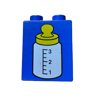 Motivstein Babyfläschchen 1x2 Noppen