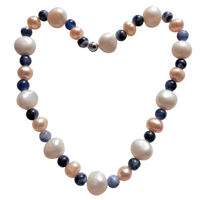Perlenarmband mit Sodalith