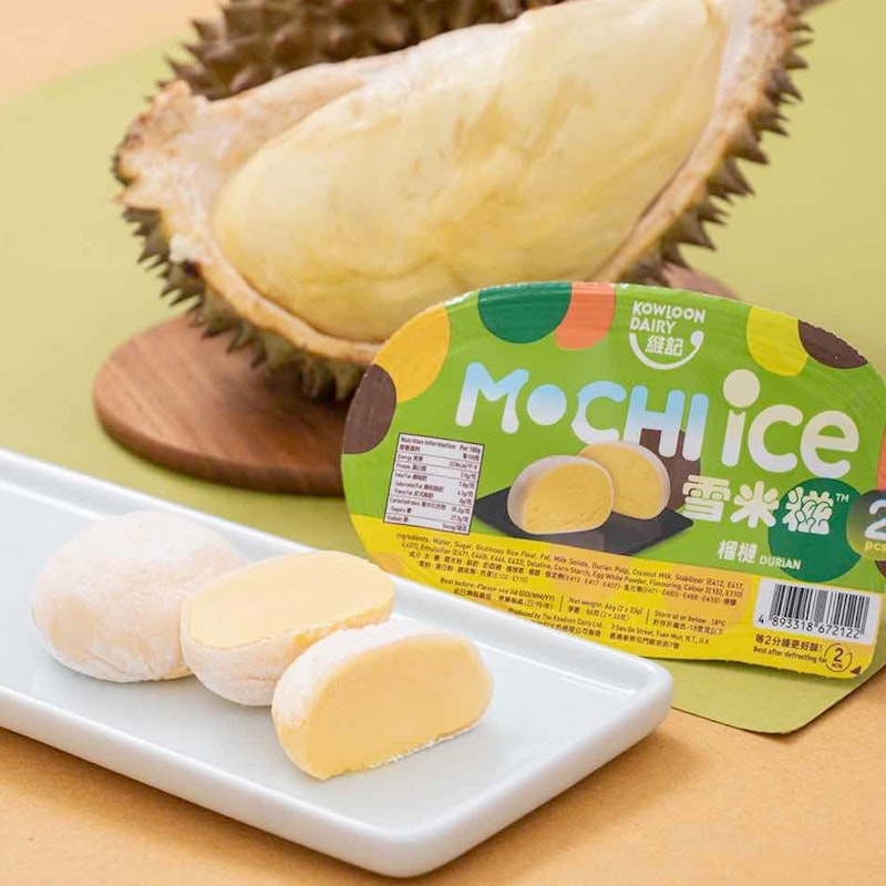 Kowloon Dairy Durian Mochi Ice X 15pcs (BluMart)