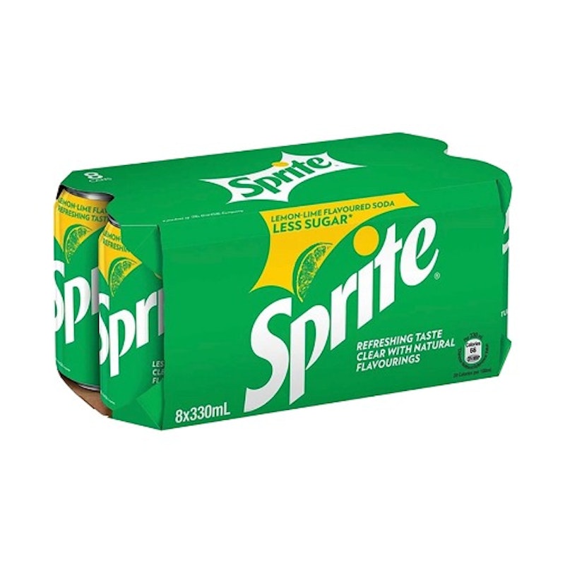 Lemon Lime Sprite 330ml x 8pcs (San Mui)