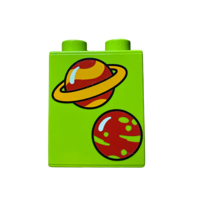 Motivstein Planeten 2x2 Noppen