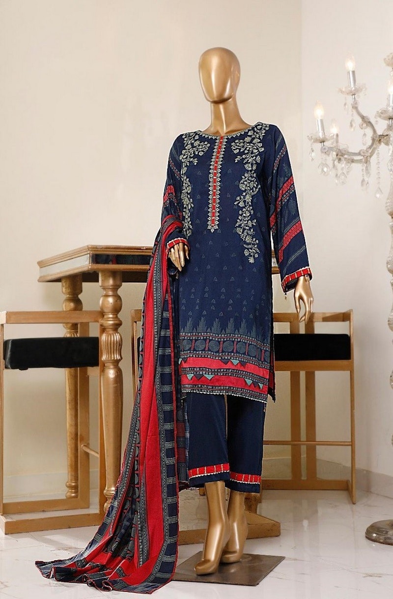 BIN SAEED Stitched Linen Collection D-Li 6007