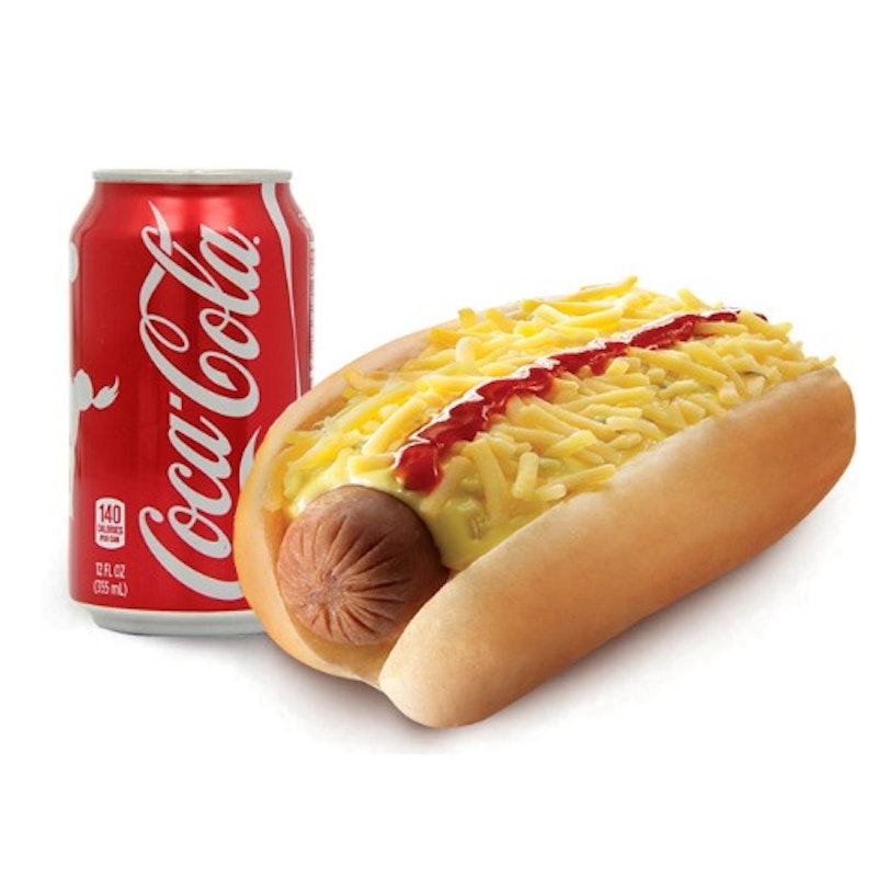 Hotdog with Coke (Jollibee)