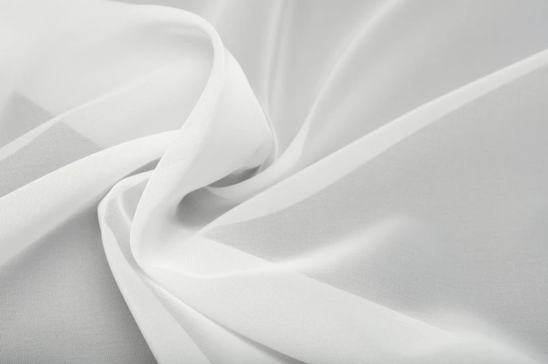 Voile curtains 4 m. wide x 2.45 m. high.
