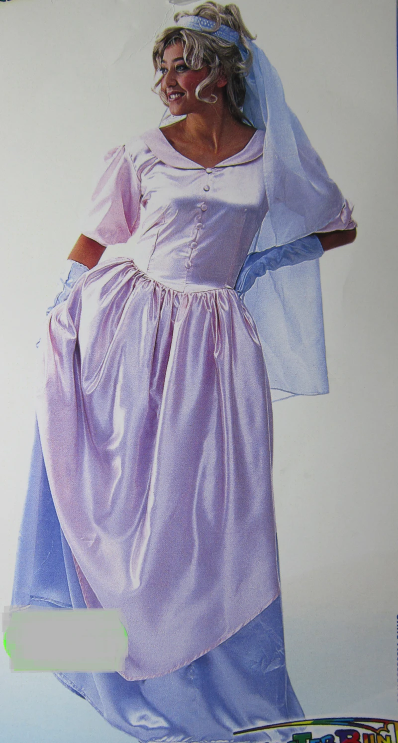 Kostüm Prinzessin Rose mit Handschuhe Gr.M