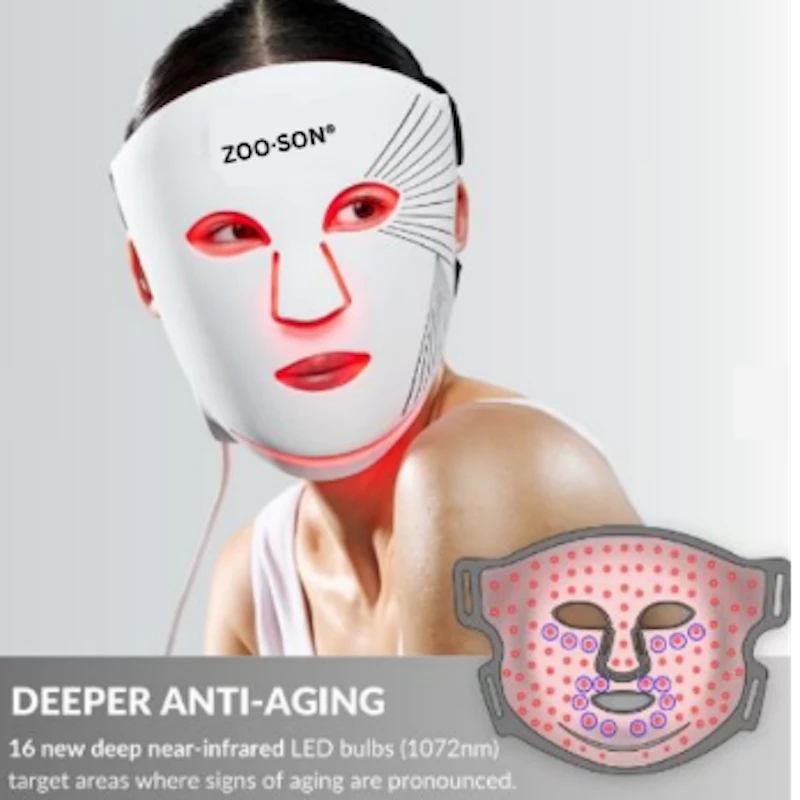 ZOO·SON® LED FACE MASK LIGHT THERAPY RED LIGHT ★★★★☆ (1124)