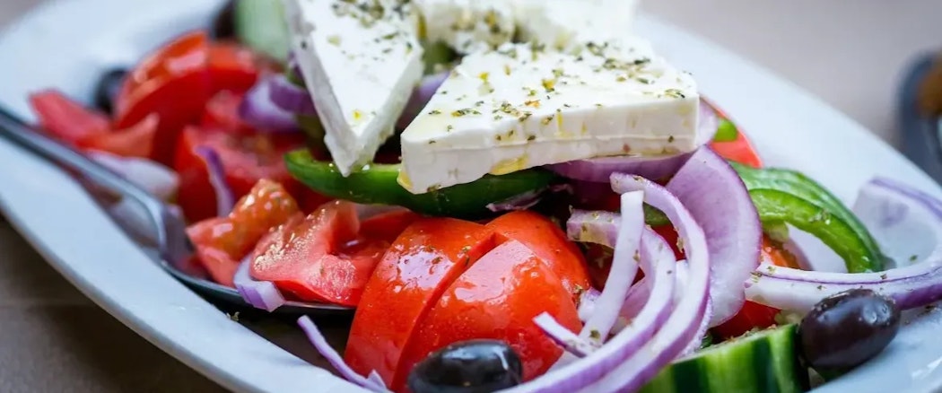 Aroma Delikatessen Rezept - Griechischer Bauernsalat Choriatiki