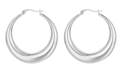 Tara Hoops - Silver