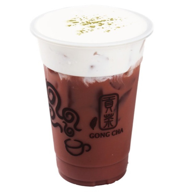 Chocolate with milk cap (Gong Cha)