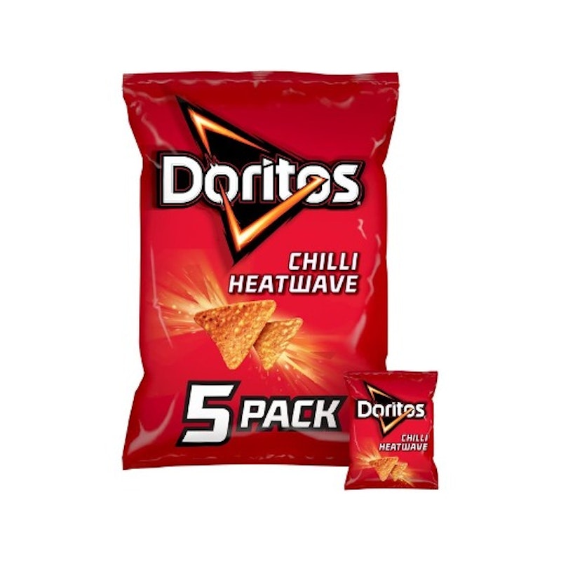 Doritos Chilli Heatwave Multipack Tortilla Chips Crisps 5 x 30g