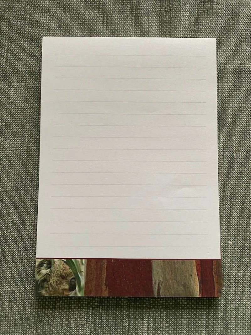 Notepad  - Koala  inspired by nature