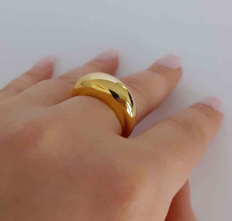 Dome Ring - Gold Vermeil