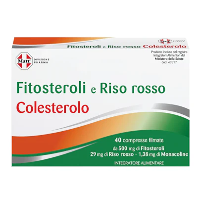 Matt Colesterolo Fitosteroli e Riso Rosso 40 compresse