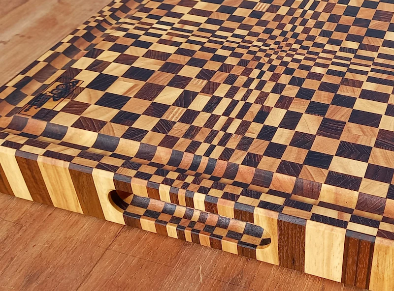 Butterfly Cutting Board - End grain