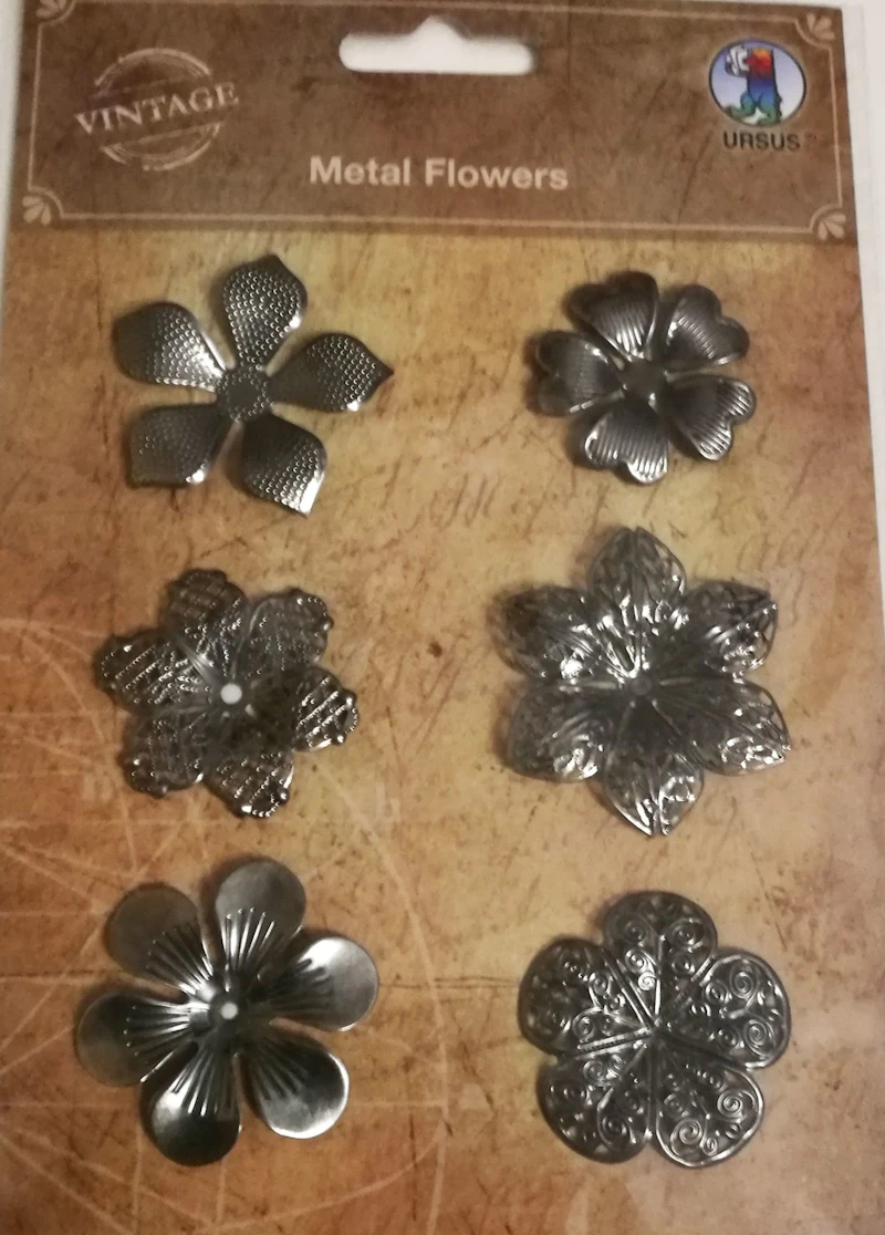 Vintage Metal Flowers 1