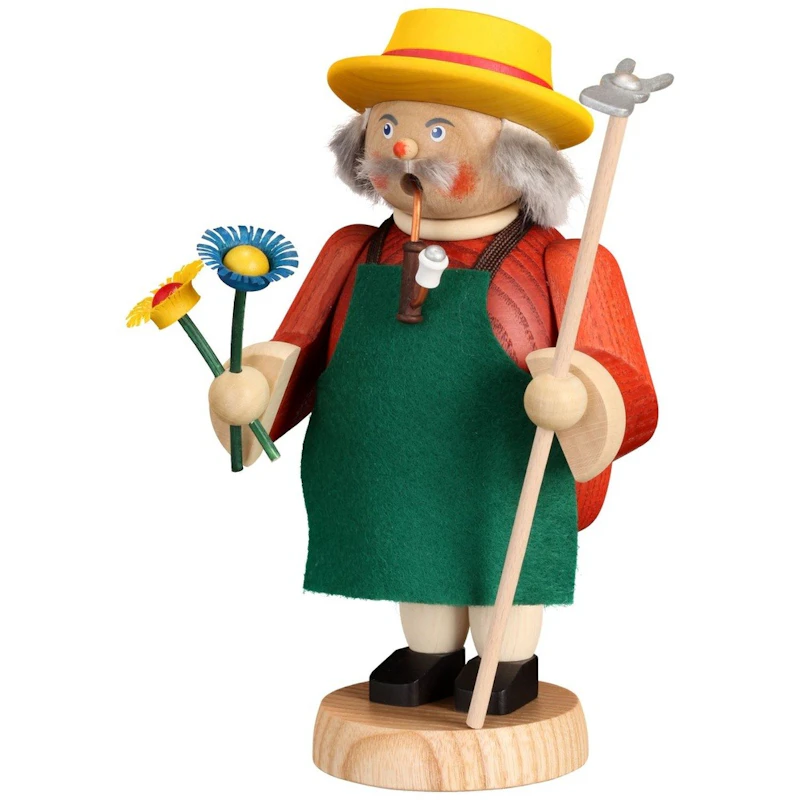 Räuchermännchen Figur Berufe Gemütliche Typen Gärtner 18 cm