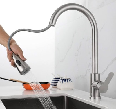 Sink Faucet with Weight Hose