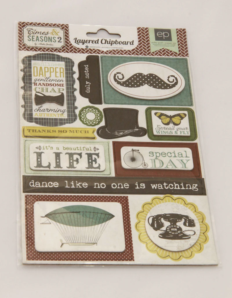 Layered Chipboard "Times & Seasons 2"