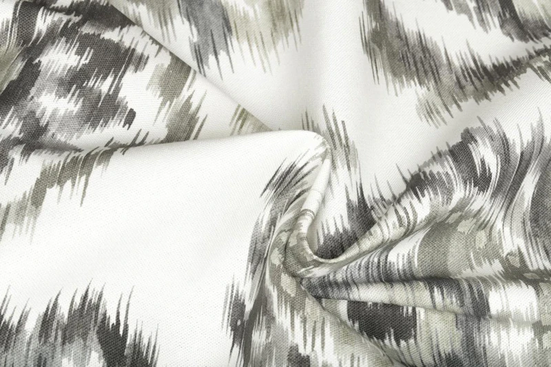 Curtain fabrics - Batik, with flowers print, length - 2,80 m.