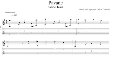 Pavane - Gabriel Fauré  | TABS & Sheet Music