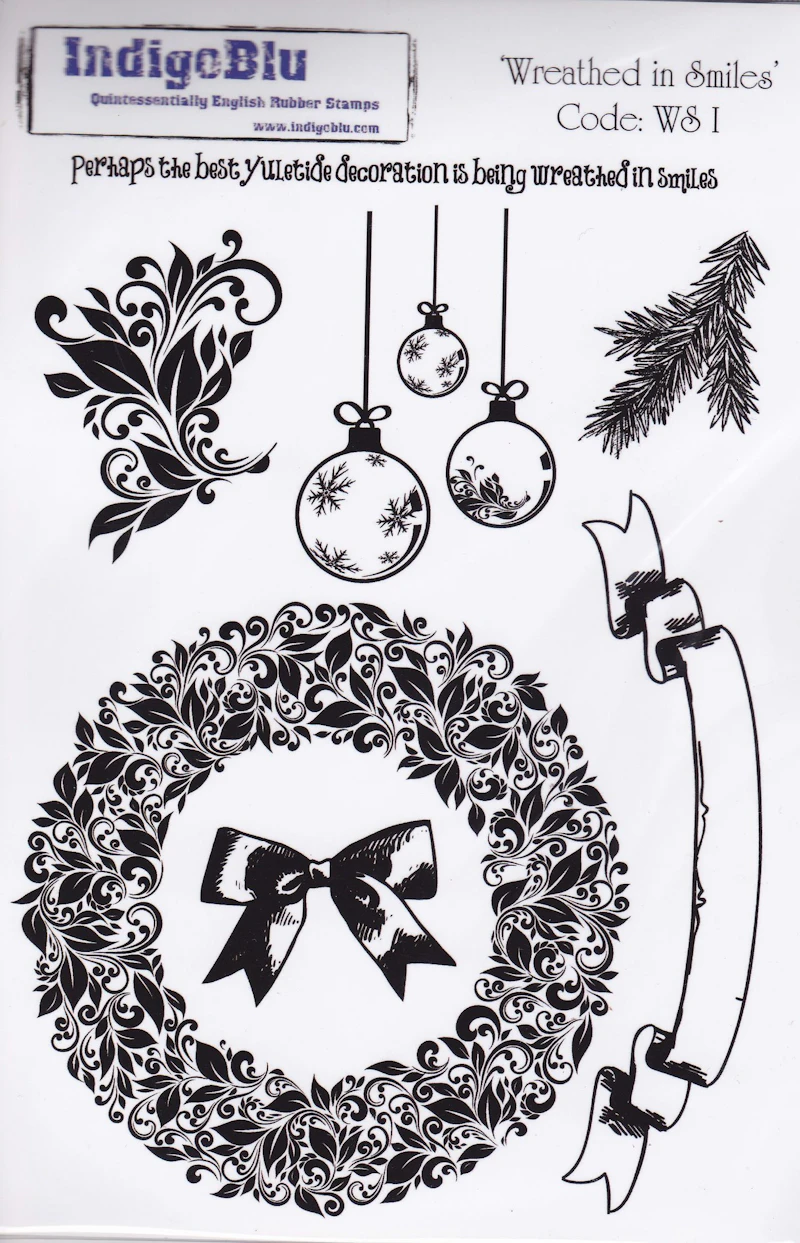 Indigo Blu A5 Stempelset "Wreathed in Smiles"