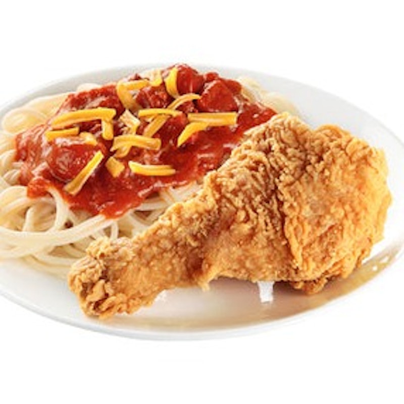 Spaghetti with 1pc Chickenjoy (信和 Jollibee)