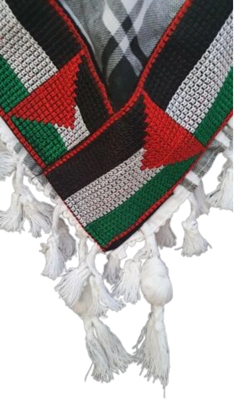 Authentic Palestine flag shawl head wrap