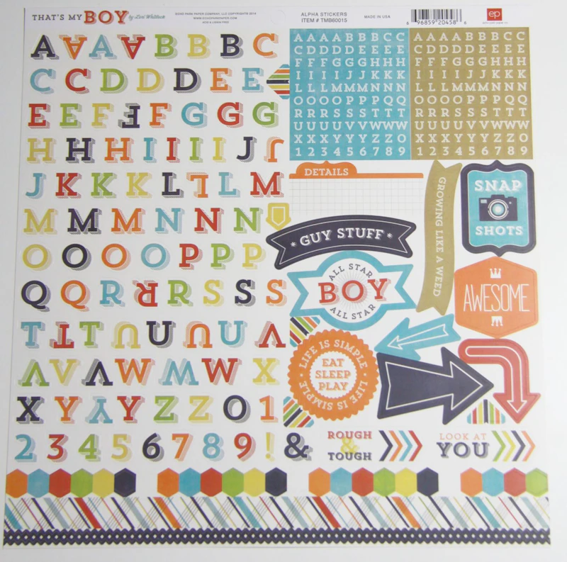 Scrapbook - Set "That´s my Boy"