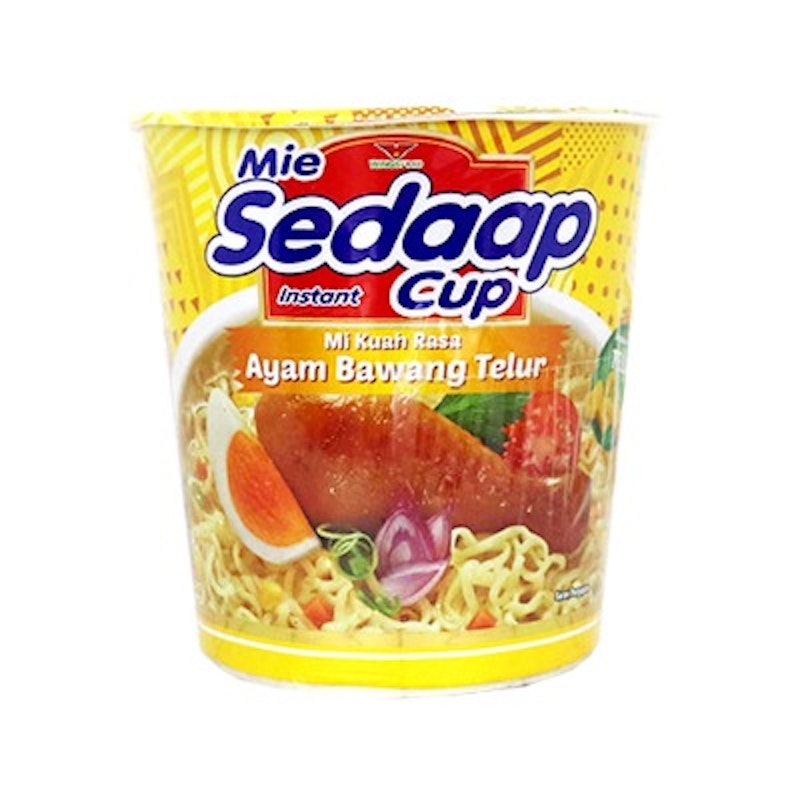 Mie sedaap cup kuah ayam bawang telurn (Indomarket)