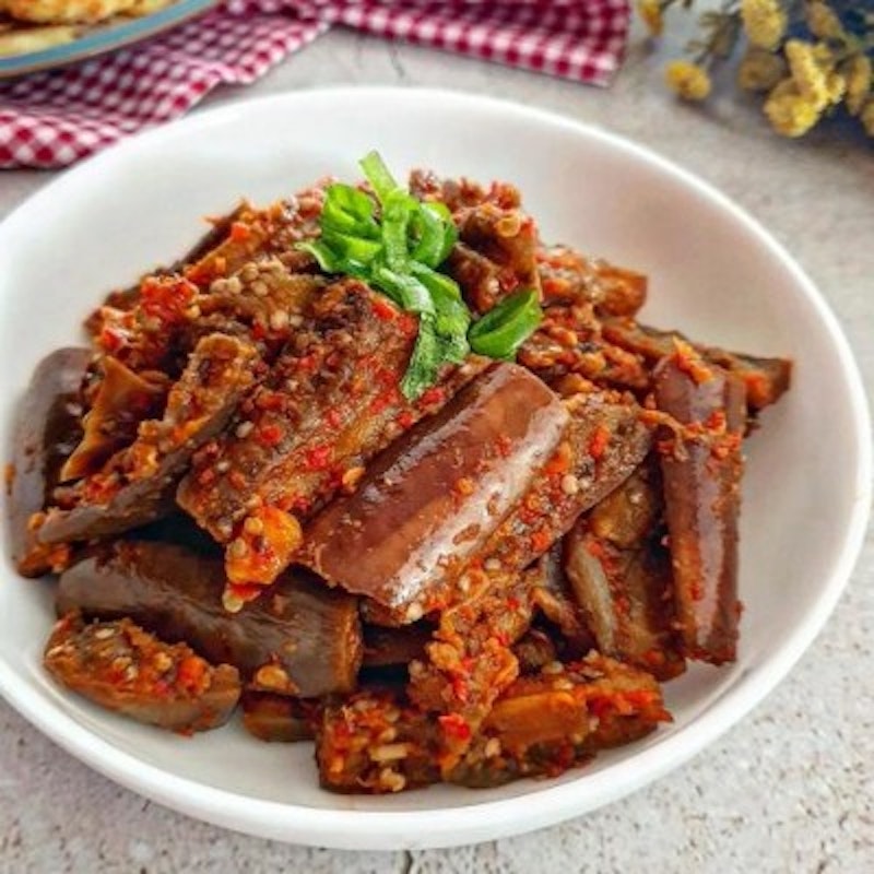 Sambal Terong, Spicy Eggplant(Loly B13) 