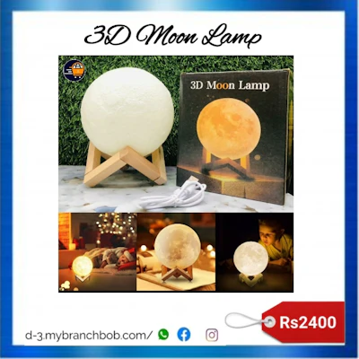 ☆ 3D Moon Lamp   