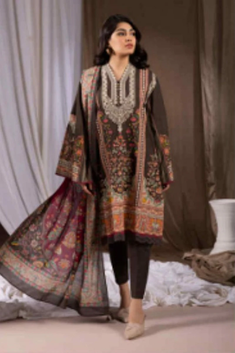 Sapphire - 3 Pc Unstitched Lawn Suit