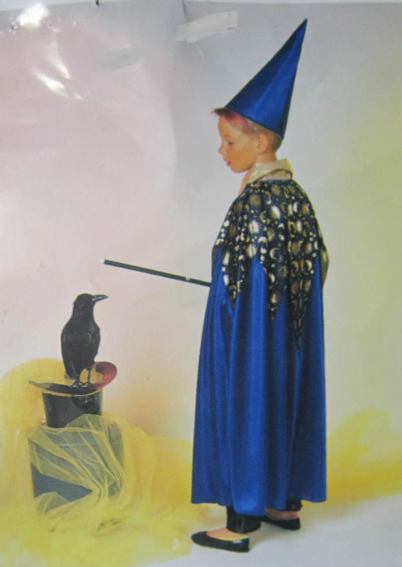 Kostüm Zauberer Umhang Gr.152