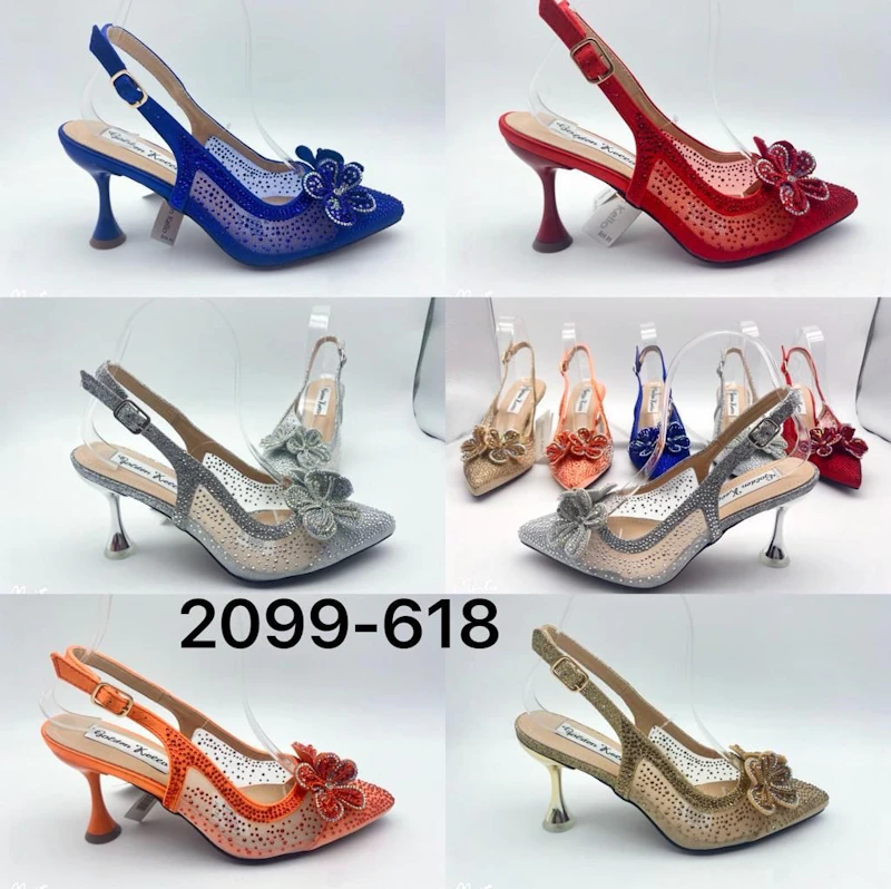 Classy design Shoe- Black, Gold, Wine - Size: 37-43