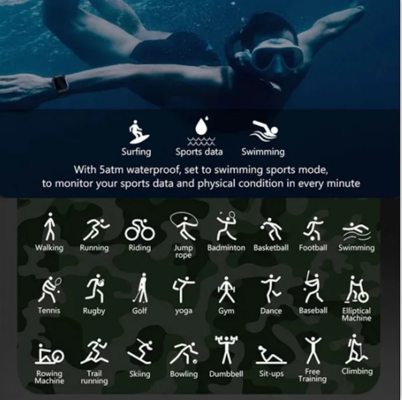 Bluetooth Calling  New waterproof Smart Watch 