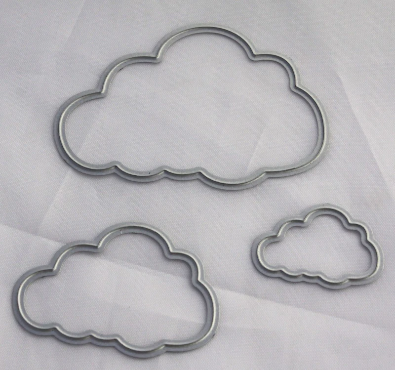 Die Cut - Schablonen - Set  "Wolken"