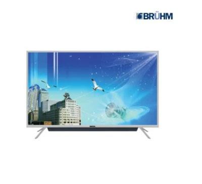 Bruhm BTF-55SW 55" UHD SMART LED TV with Android OS + Steel Bezzle +Wall Bracket