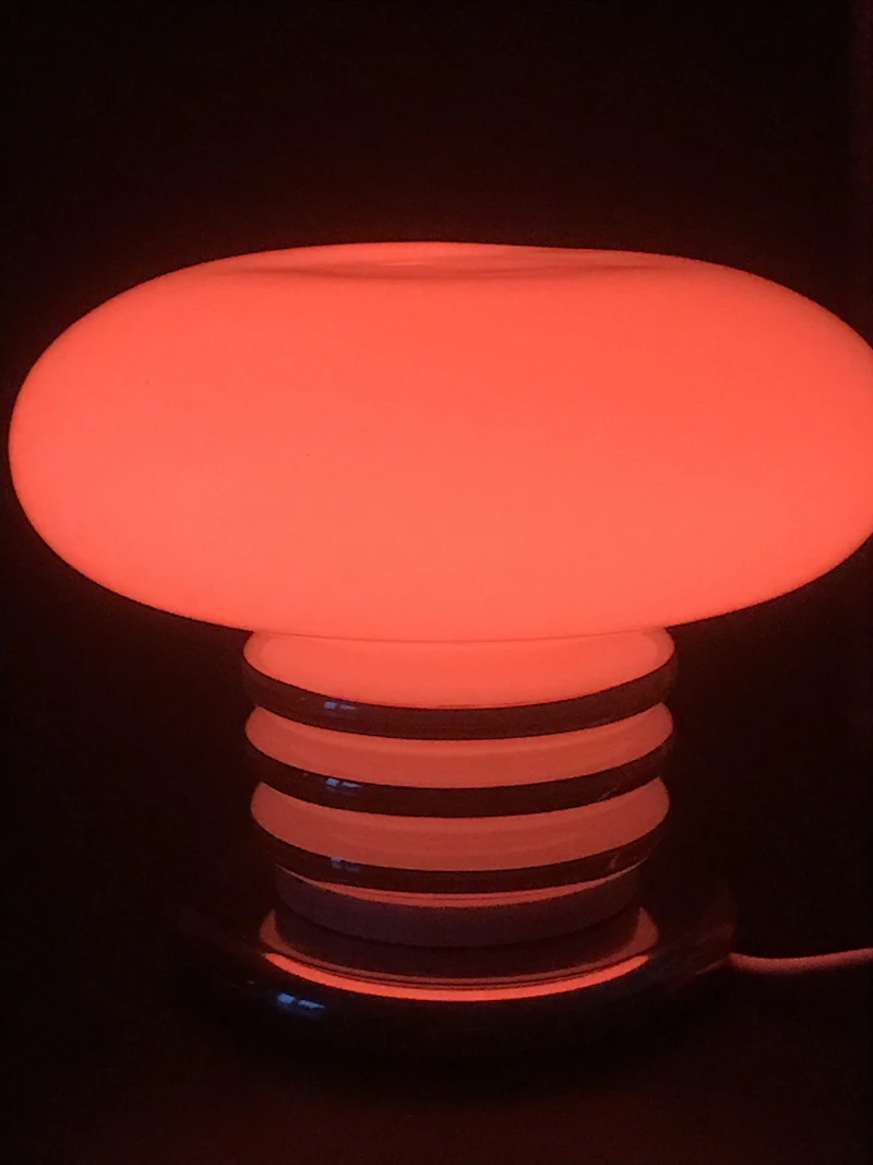 Vintage Mushroom Pilz Glaslampe