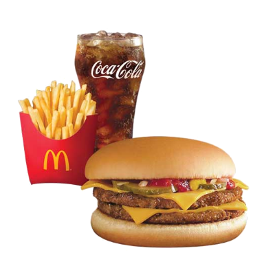 Double Cheeseburger set (Mcdonald)