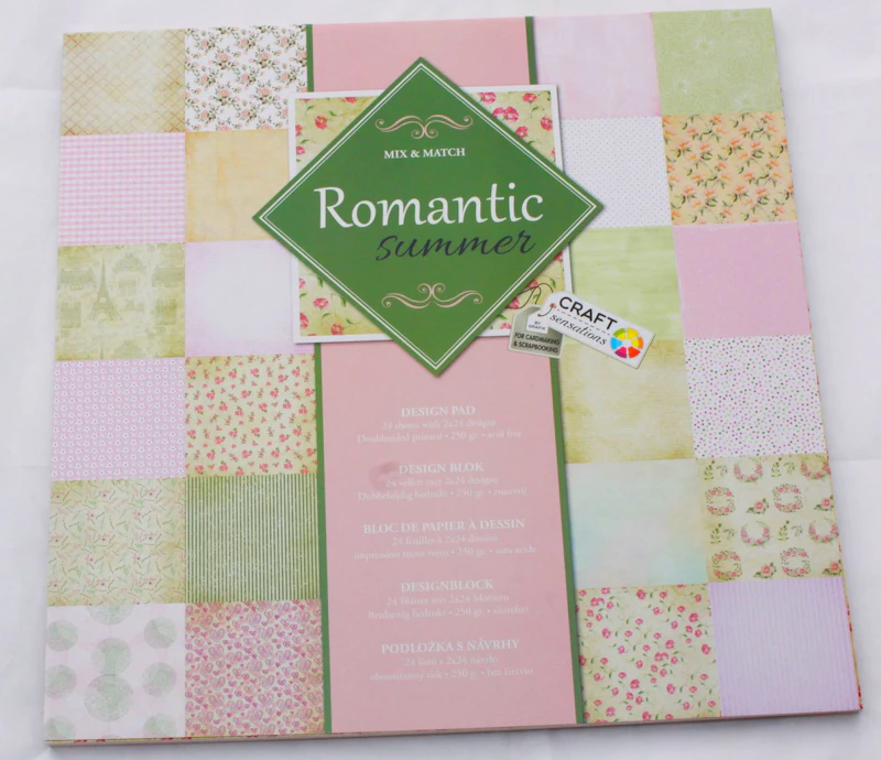 Mix & Match Scrapbook-Block "Romantic Summer"