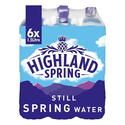 Highland Spring Still Spring Water 6 x 1.5L