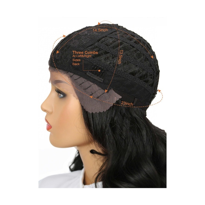 Noble 18 Inch Body Wave T Part Lace Middle Part Wig Synthetic Wig Ombre Color